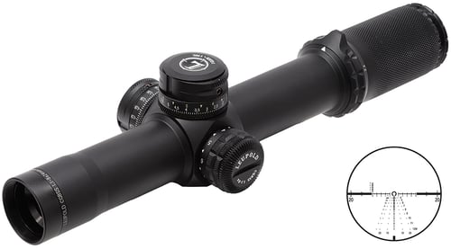 Leupold 116670 Mark 8 1.1-8x 24mm Obj 92 ft-14.7 ft @ 100 yds FOV 34mm Tube Black Matte Illuminated CMR-W 7.62