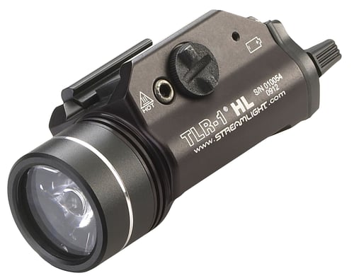 Streamlight 69260 TLR-1 HL Gun Light  Black Anodized 1,000 Lumens White LED