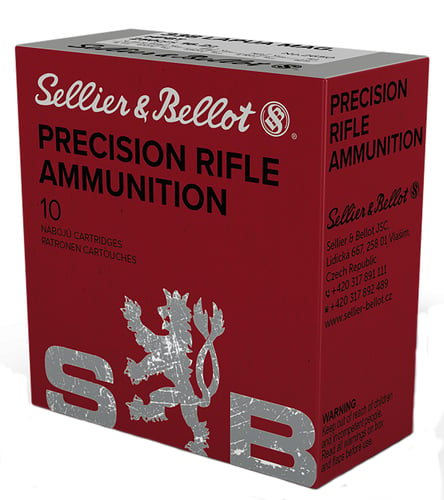 Sellier & Bellot SB338LMA Rifle  338 Lapua Mag 250 gr Hollow Point Boat Tail 10 Per Box/ 10 Case