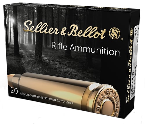 Sellier & Bellot SB9374RA Rifle  9.3mmx74R 286 gr Soft Point 20 Per Box/ 18 Case