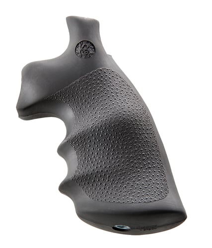 S&W K/L RND MLD GRIP RBRSoft Rubber Monogrip Black - Smith & Wesson K and L Frame - Used to convert Round Butt frames to a Square Butt Grip - Original one-piece Monogrip design eliminates side screws and loose shifting panels - Orthopedic hand shapetes side screws and loose shifting panels - Orthopedic hand shape