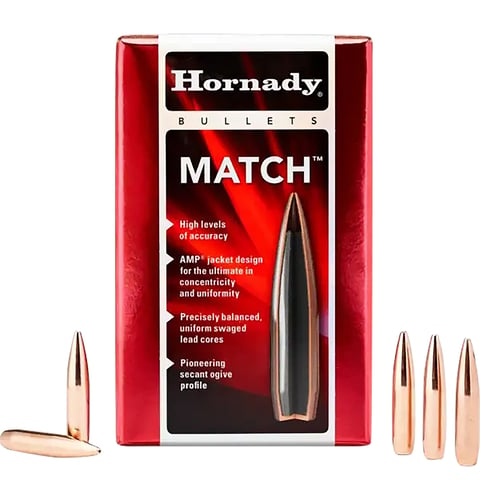 HORNADY BULLETS 22 CAL .224 53GR JHP 100CT 40BX/CS