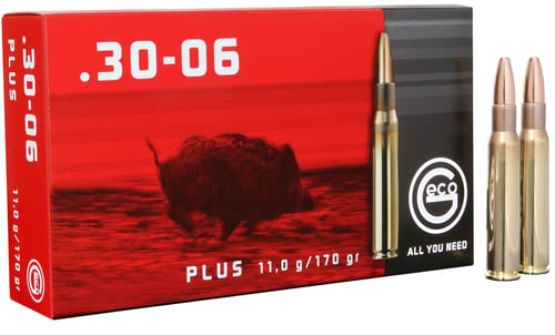 280740020 Plus Geco 
30-06 Springfield 170 GR Plus 20 Bx/10 Cs