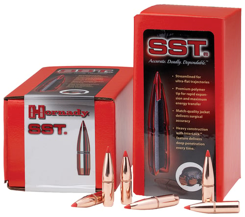Hornady 33202 SST  338 Cal .338 225 gr Super Shock Tip 100 Per Box/ 15 Case