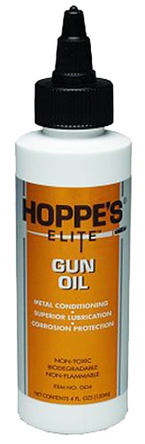 Hoppes GO4 Elite Gun Oil 4 oz Squeeze Bottle