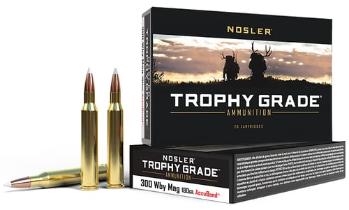 Nosler Trophy Grade Rifle Ammunition