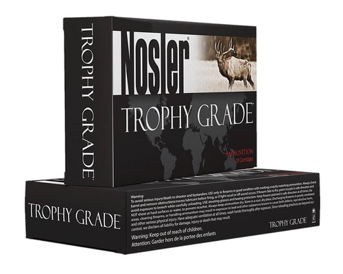 Nosler 48854 Trophy 325WSM 180GR E-Tip 20Bx/10CS Brass