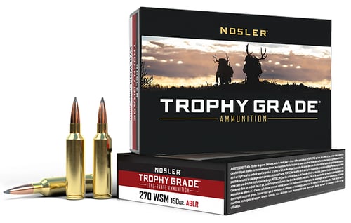 Nosler Trophy Grade Long Range Rifle Ammunition