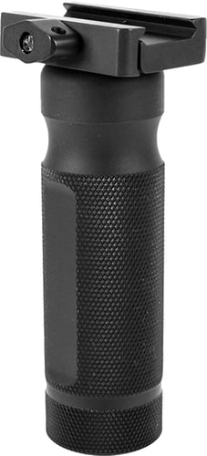 Aim Sports PJTMG Tactical Medium Vertical Foregrip Made of Aluminum With Black Anodized Aggressive Textured Finish Picatinny/Weaver Rail