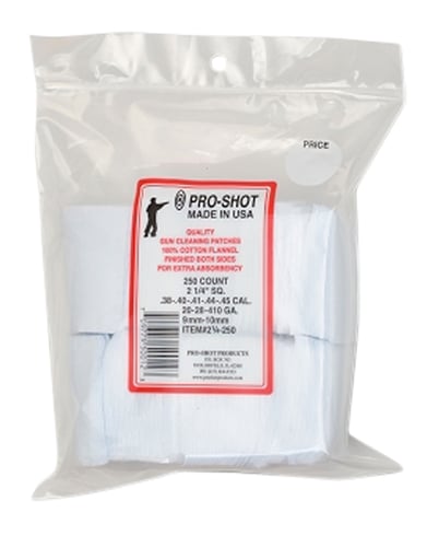 PRO-SHOT PATCH .35-.45CAL 2 1/4