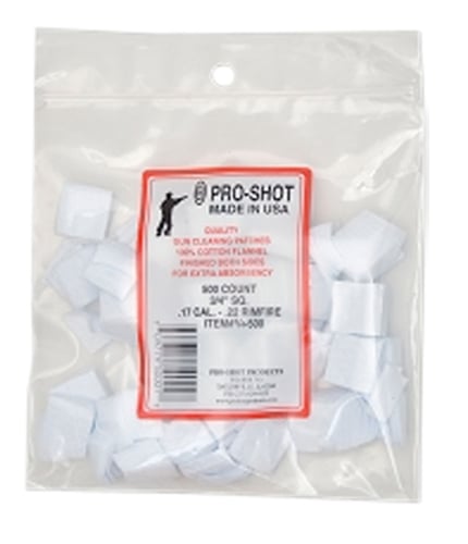 PRO-SHOT PATCH .17/.22 RIMFIRE 500CT