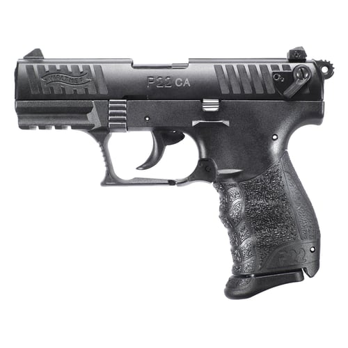 Walther P22 Pistol  <br>  22 LR. 3.42 in. Black 10 rd. CA