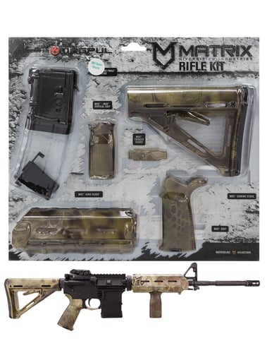 Matrix Diversified Ind MAGCOM61KM Magpul Carbine Accessory Kit AR-15 Kryptek Mandrake Ambidextrous