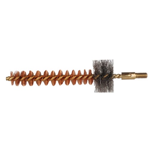 CHAMBER BRUSH RFL AR10 .308 MIL STYLERifle Chamber Brush .308 Military Style - Designed for competition shooters to withstand frequent use - Made to last with a brass core, looped end, and bronze bristles - Designed for military style rifles w/a SS skirt -  #8-32 Threadristles - Designed for military style rifles w/a SS skirt -  #8-32 Thread