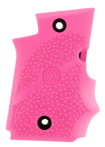 Hogue 98087 Rubber Grip  Pink with Finger Grooves for Sig P938 with Ambidextrous Safety