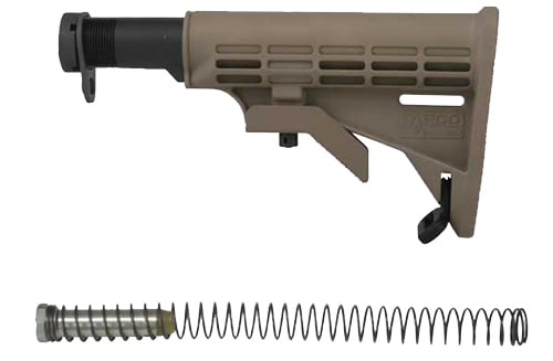 Tapco 16762 Intrafuse Commercial AR-15 T6 Composite Stock Flat Dark Earth