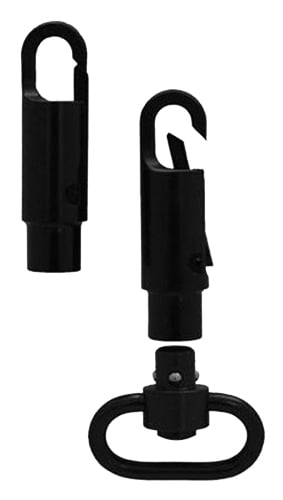 GrovTec US Inc GTSW269 Snap Hook Swivel Adapter Push Button Black