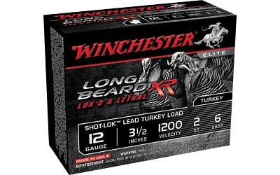 Winchester STLB12L6 Long Beard XR Shotshell 12 GA, 3-1/2 in, No. 6