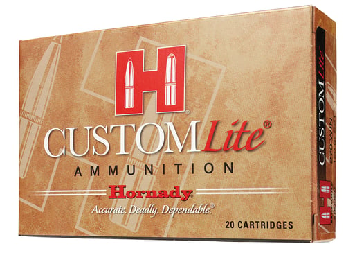 Hornady 80806 Custom Lite 30-30 Winchester 150 GR Round Nose 20 Bx/ 10 Cs