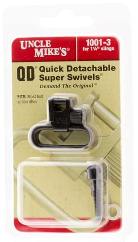 Uncle Mikes MO10013 Super Swivel  Quick Detach 115 Tri-Lock Blued 1.25