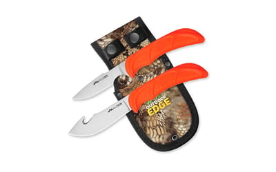 Outdoor Edge Wild-Pair Knives  <br>  Orange