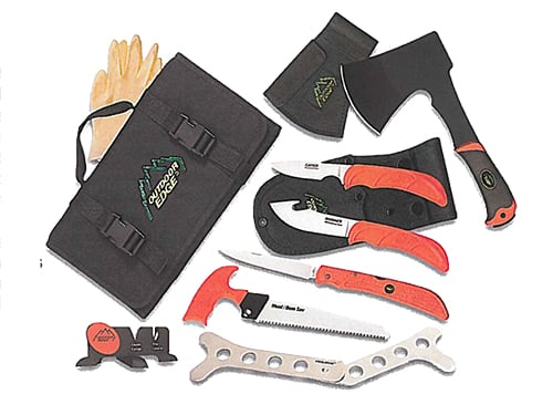 OUTDOOR EDGE THE OUTFITTER SET W/ BUCKLED ROLL SHEATH