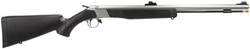 CVA WOLF RIFLE .50CAL SS/BLACK SYN. W/SIGHTS<