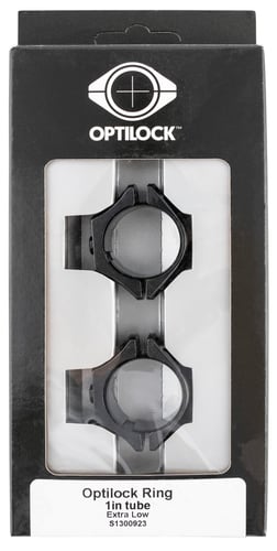 Tikka S1300928 Opti-Lock Rings  Black 30mm Extra Low