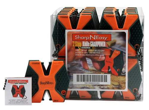 AccuSharp 335CD SharpNEasy Blaze Orange 2-Step Knife Sharpener