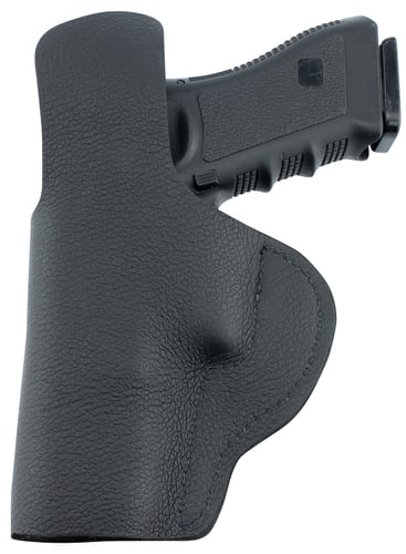 Tagua SOFT310 Soft  IWB Black Leather Belt Clip Fits Glock 19/23/32 Right Hand
