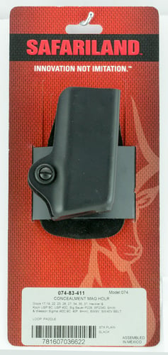 Safariland 07483411 Model 74 Magazine Pouch Black Thermal Molded Laminate