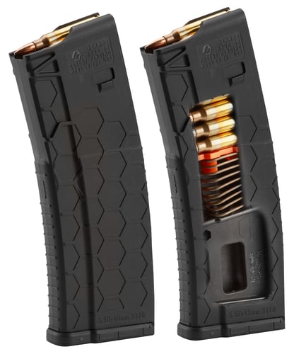 Hexmag HX15/30ARBLK Series 2  Black Detachable 15rd Multi-Caliber for AR-15