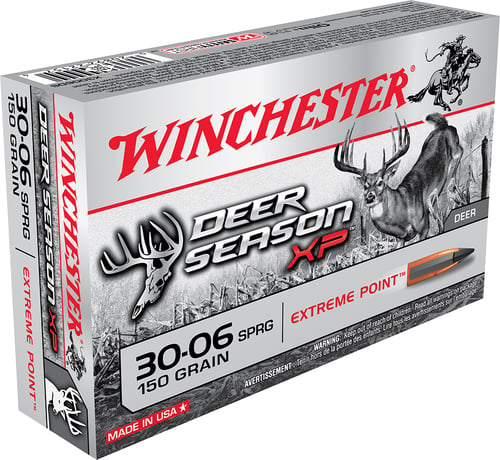 Winchester Ammo X3006DS Deer Season XP 30-06 Springfield 150 gr Extreme Point 20 Per Box/ 10 Case