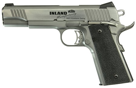 Inland Mfg ILM1911TC 1911 Custom Carry Single 45 ACP 5