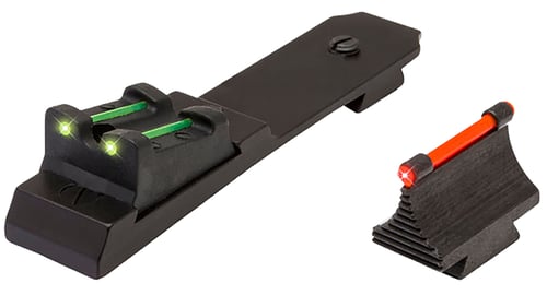 TruGlo TG109 Lever Action Rifle Sights  Black 0.343