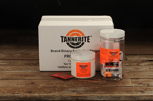 Tannerite 12PK10 1/2 Pound Target  Impact Enhancement Explosion White Vapor Centerfire Rifle Firearm 0.50 lb Includes Catalyst/Mixing Container 10 Targets