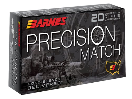 Barnes Bullets 30818 Precision Match  308 Win 175 gr Open Tip Match Boat Tail 20 Per Box/ 10 Case