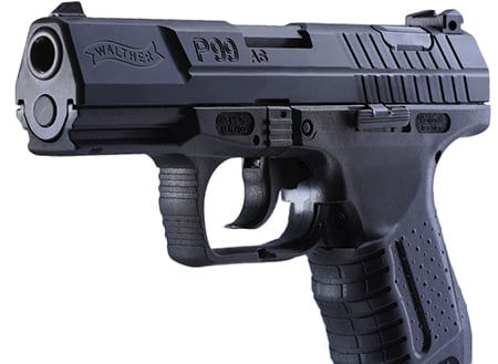 Walther P99 AS Pistol  <br>  9mm 4 in. Black 10 rd.
