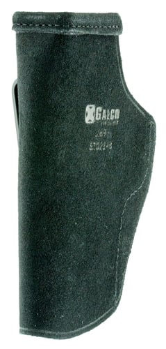 Galco STO224B Stow-N-Go  IWB Black Leather Compatible w/ Glock 31/17 Gen1-5/22 Gen1-5 Belt Clip Mount Right Hand