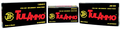 Tulammo UL076209 Rifle  7.62x39mm 124 gr Full Metal Jacket (FMJ) 40 Bx/ 25 Cs