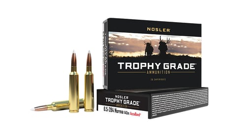 NOSLER TROPHY 6.5MMX284 NORMA 140GR ACCUBOND 20RD 10BX/CS