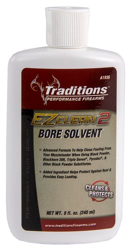 Traditions EZ Clean 2 Bore Solvent  <br>  8 oz.