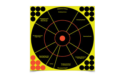 Birchwood Casey Shoot-N-C Target  <br>  Handgun Trainer 12 in. 5 pk.