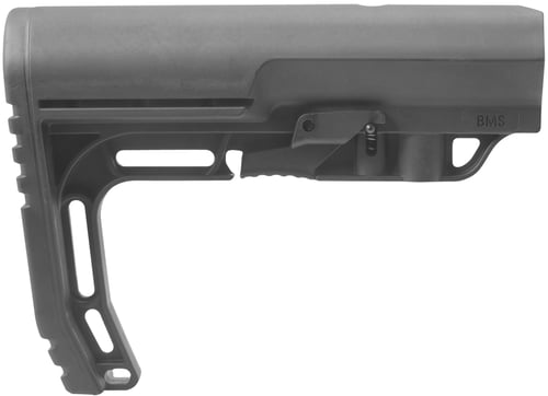 Mission First Tactical BMS Battlelink Minimalist Stock Collapsible Black Synthetic for AR-15, M16, M4 with Commercial Tubes (Tube Not Included)