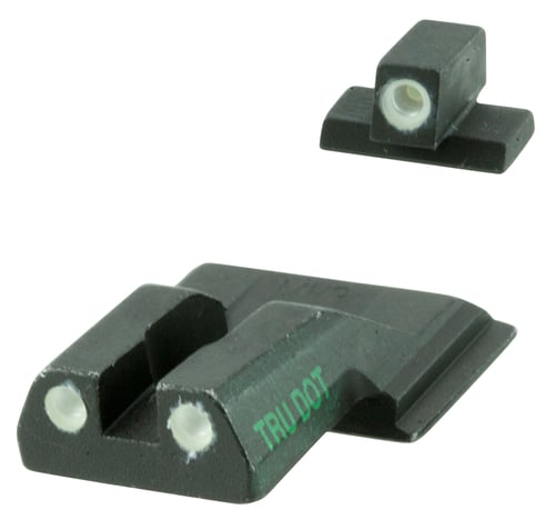 Meprolight USA 117703101 Tru-Dot  Black | Green Tritium Front Sight Green Tritium Rear Sight Set