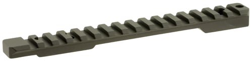 Talley PLO252700 Remington 700 Picatinny Rail  Black Anodized Long Action 0 MOA