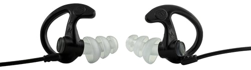 SureFire EP5LPR EP5 Sonic Defenders Max Large 26 dB Flanged Clear Polymer Buds for Adults 1 Pair