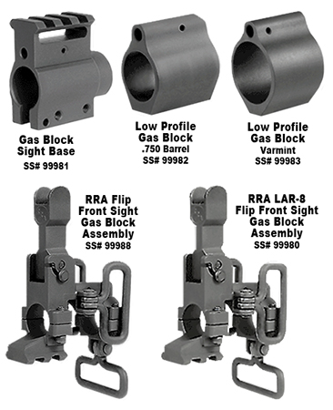 Rock River Arms AR0122LPVASY Low Profile Gas Block Black Maganese Phosphate 4140 Chromoly Steel