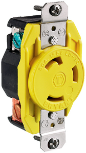 Hubbell HBL305CRR 30A Female Dock Receptacle | 783585162652