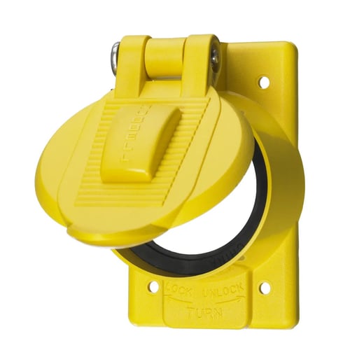 Hubbell HBL77CM74WO Cover For 63CM70 | 783585809472